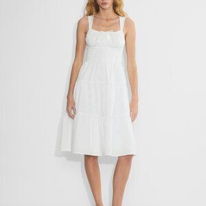 Aritzia Sunday best Martine poplin midi dress
